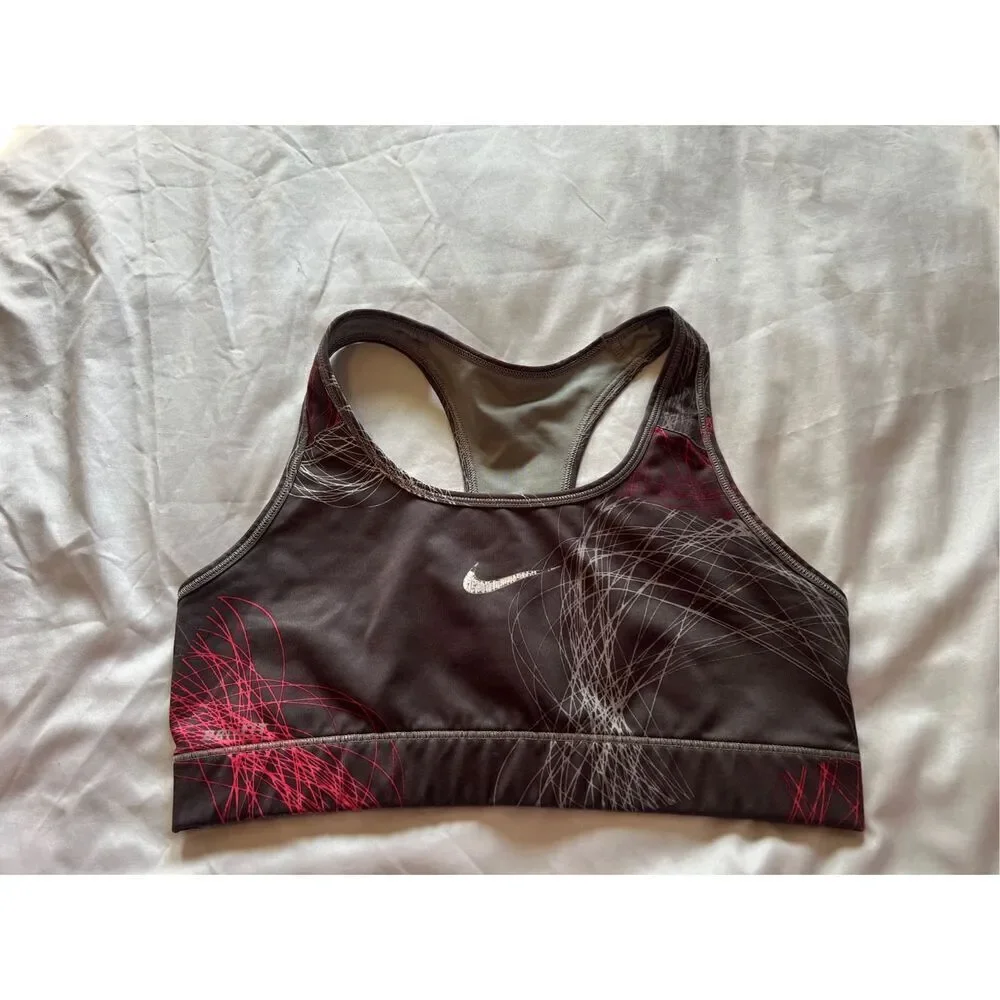 Nike Multicolored Sports Bra Woman’s Medium- See Description